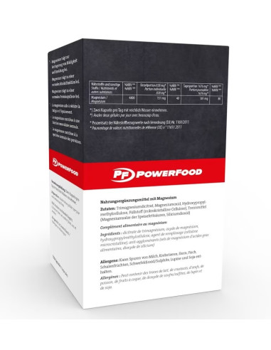 Support for muscles: Powerfood One Magnesium