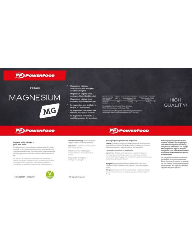 Powerfood One Magnesium 150Stk
