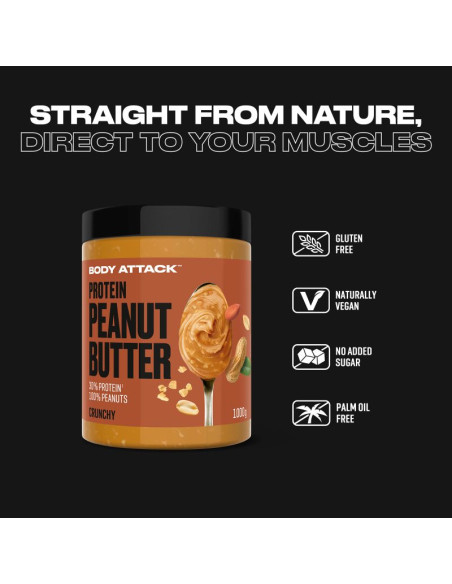 Body Attack Protein Peanut Butter con 30% di proteine