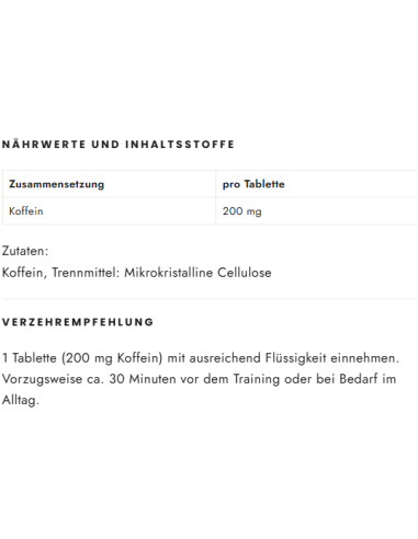 Caffein Boost - Acheter des comprimés de caféineGN Laboratories en ligne