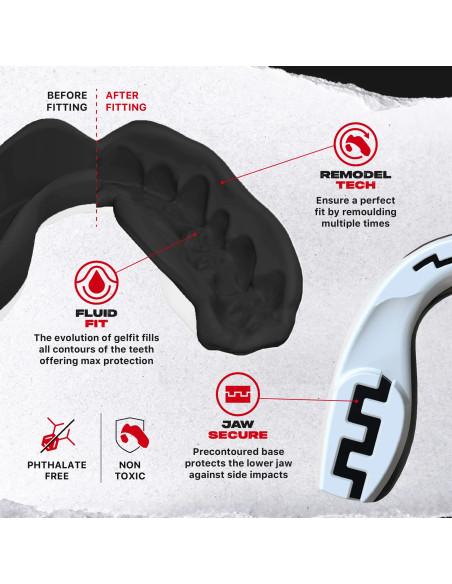 Paradenti SAFEJAWZ Skull adulto | Vikingstore Svizzera