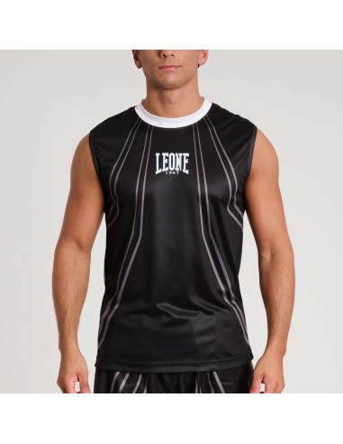 T-shirt sans manches Leone WAKO AB995 | Kick-Boxing