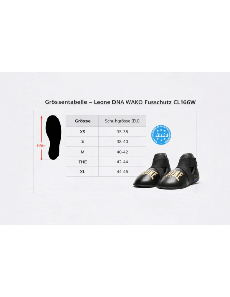 Protezione piede WAKO Leone1947 CL167 Nero | Vikingstore