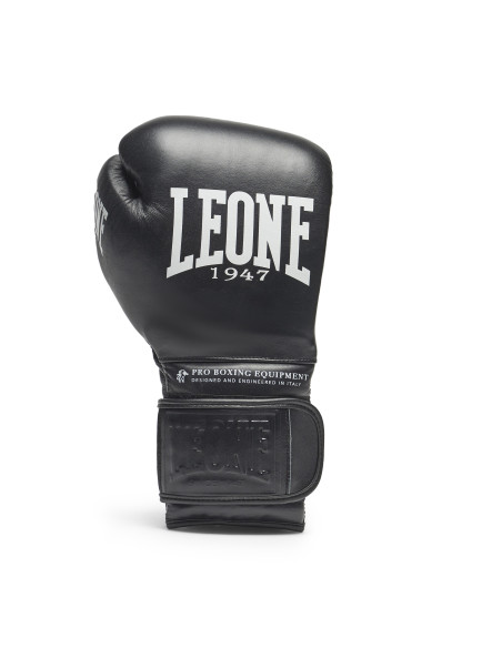 Leone Boxing Gloves The Greatest GN111 Black | Leather & Velcro