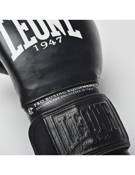 Leone Guantoni da boxe The Greatest GN111 Nero | Pelle e Velcro