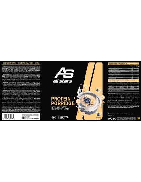 ALL STARS Protein Porridge 600 g kaufen | Vikingstore