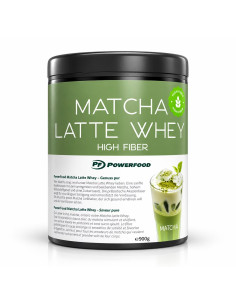PowerFood Matcha Latte Whey + Fiber 900 g | Vikingstore