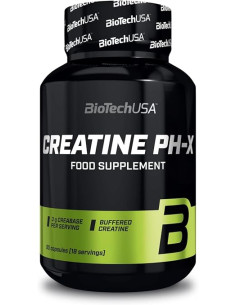 BioTechUSA Creatine pH-X 90 gélules | Créatine tamponnée