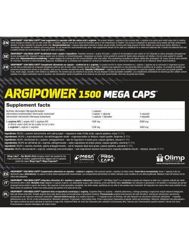 Olimp Argi Power Mega Caps® 120 Stk, 180g