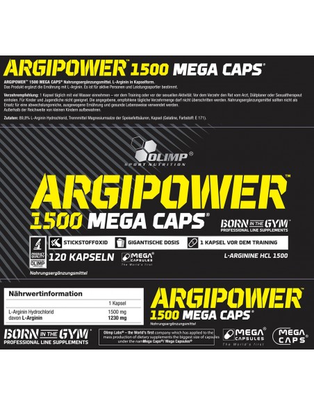 Olimp Argi Power Mega Caps® 120 Stk, 180g