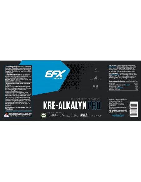 EFX Kre-Alkalyn PRO 120 Kapseln