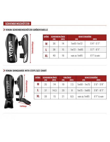 Venum Protège-tibias Elite Standup - acheter dans le Shop online suisse