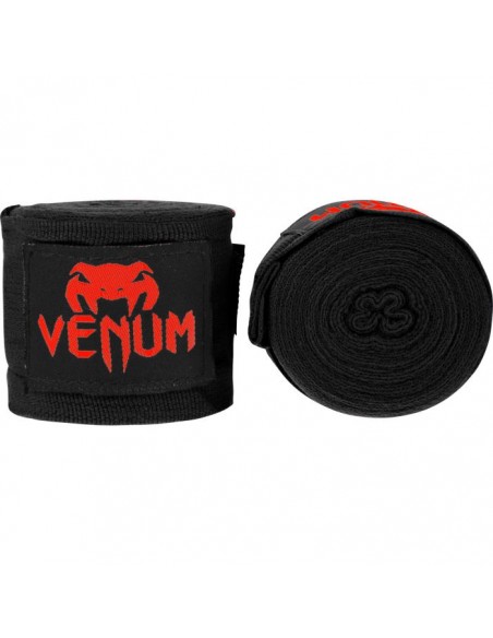 Venum Kontact Boxing Bandagen 4m schwarz rot