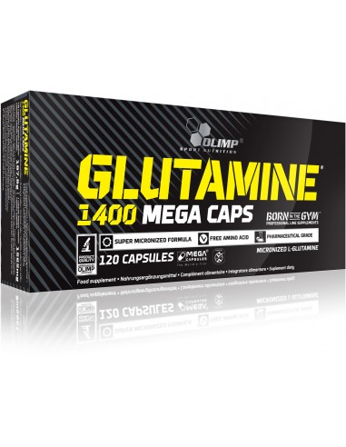 Pure L-glutamine: Olimp Glutamine Mega Caps 1400 mg