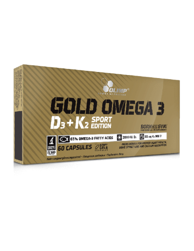 Olimp Gold Omega 3 D3+K2 Sport Edition