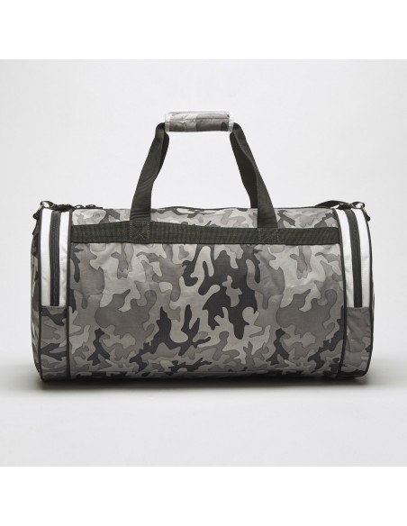 Camouflage sports bag from Leone1947 in grey with us at Vikingstore