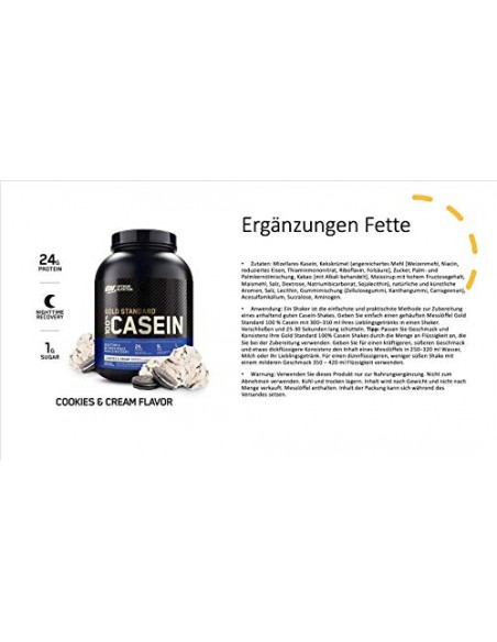 Acquista Optimum 100% Casein Protein 908 g nel negozio online svizzero