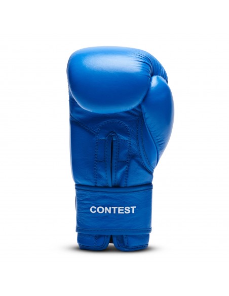 Leone Boxhandschuhe Contest Buffalo Leder blau