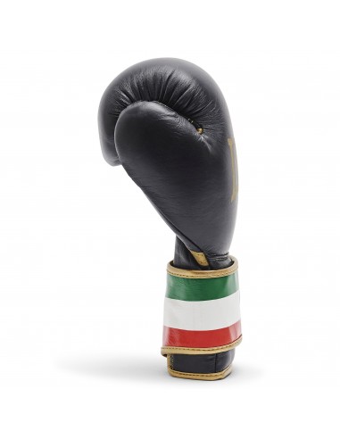 Qualité italienne : Gants de boxe en cuir Leone Italy en noir