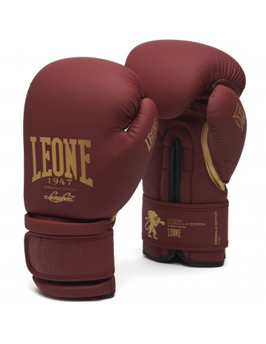 Prêt pour le combat : Leone1947 Gants de boxe Bordeaux acheter maintenant !