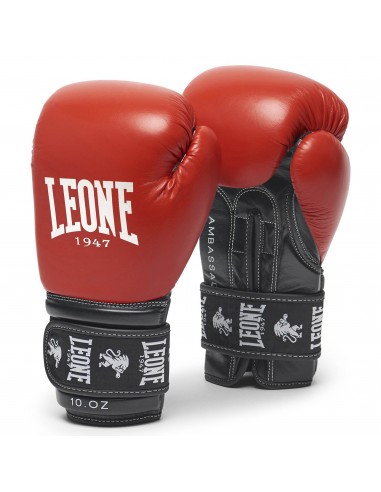 Gants de boxe rouges Leone Ambassador GN207 : ton nouveau partenaire sur le ring !