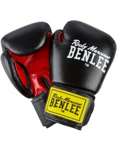 Benlee Fighter Boxhandschuhe Leder Schwarz