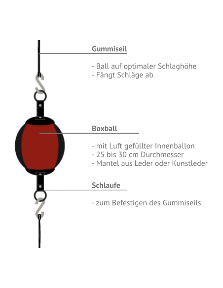 Leone1947 Palla di cuoio a doppia estremità - acquista nel negozio online della Svizzera