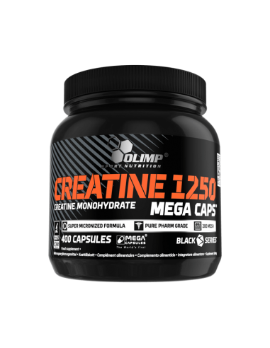 Créatine 1250 Mega Caps d'Olimp : plus de puissance pour ton entraînement