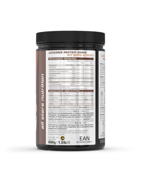 Protein Coffee d'All Stars - Développement musculaire & régime avec le plaisir du café