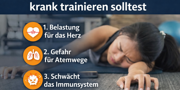 3 raisons pour lesquelles tu ne devrais pas t'entraîner en étant malade
