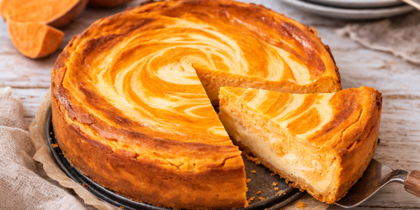 Gâteau au fromage et aux patates douces - Recette