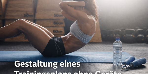 Conception d'un plan d'entraînement sans appareils