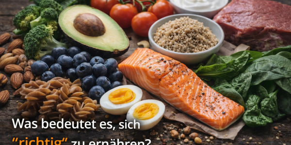 Qu'est-ce que cela signifie de se nourrir "correctement" ?