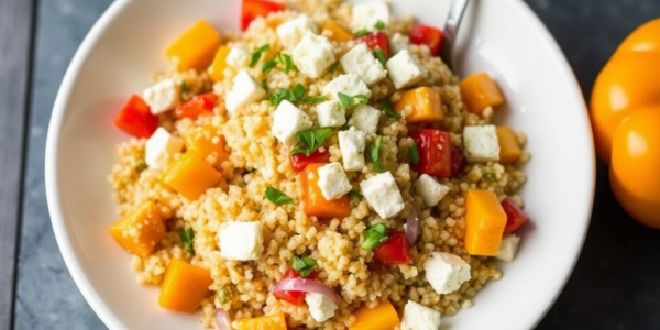 Salade de quinoa à la courge