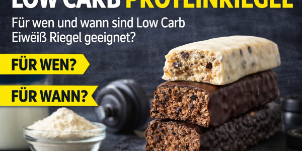 Barres protéinées Low Carb - pour qui et quand les barres protéinées Low Carb sont-elles adaptées ?