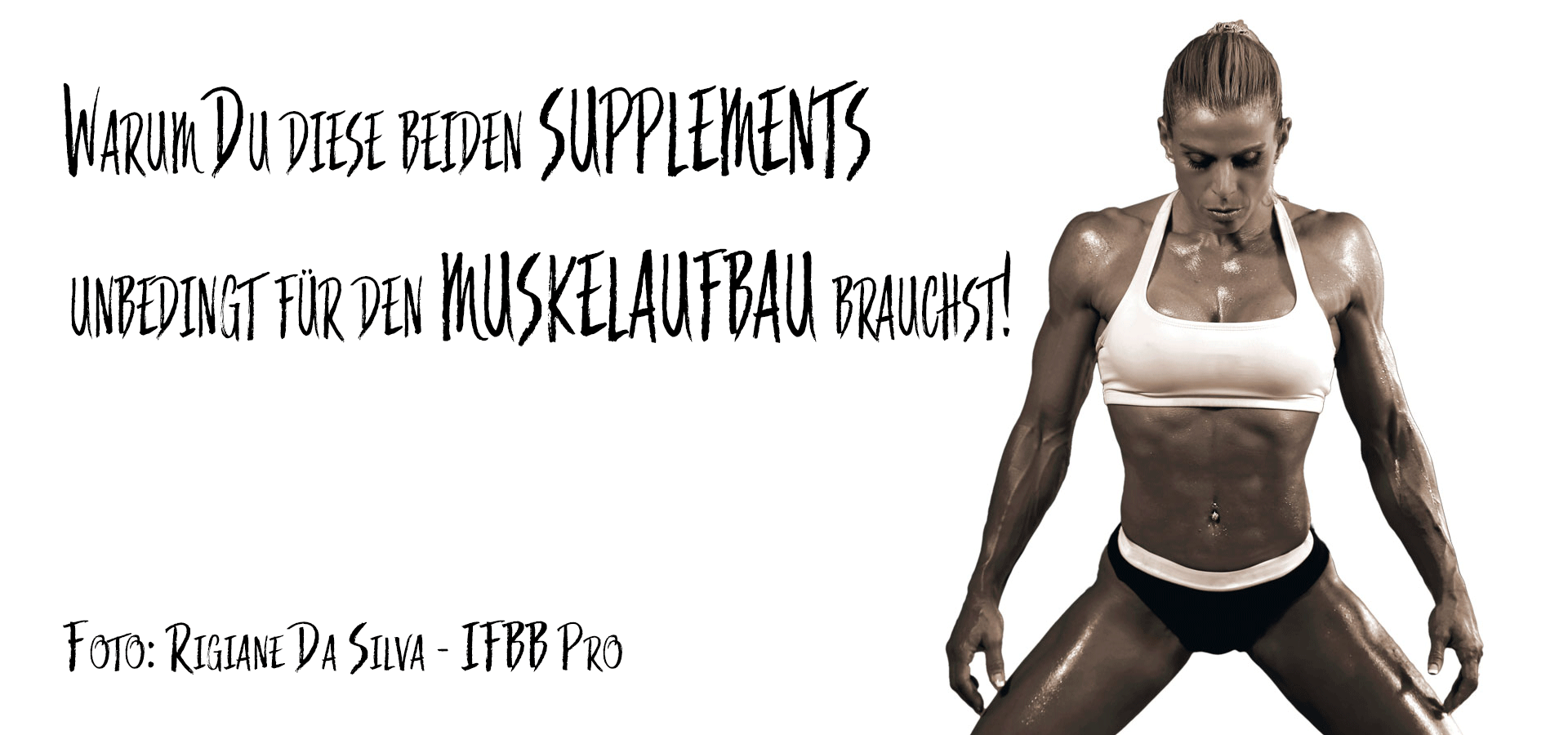 Why you absolutely need these two SUPPLEMENTS for MUSCLE BUILD-UP!