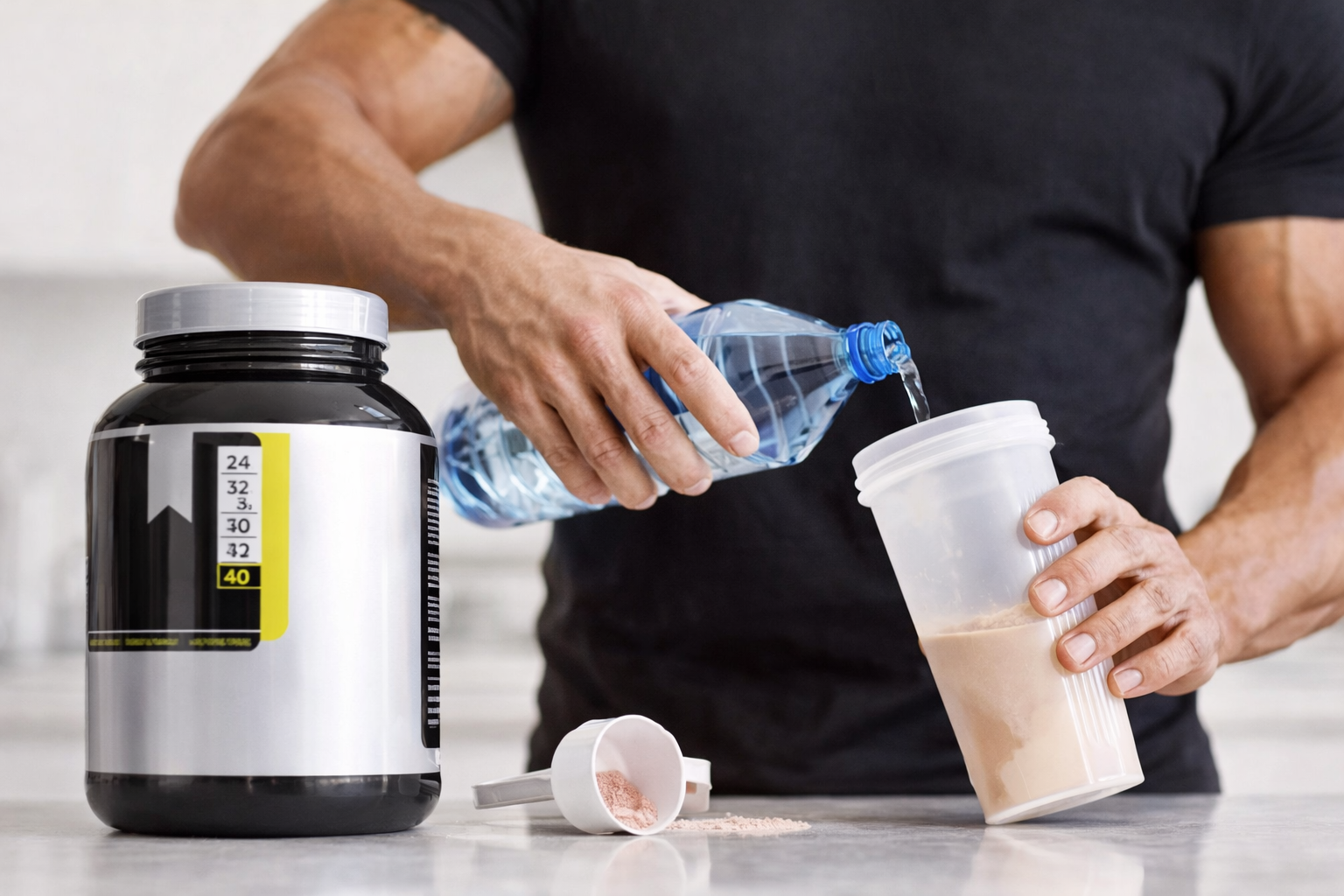 Bere frullati proteici dopo l'allenamento di boxe?