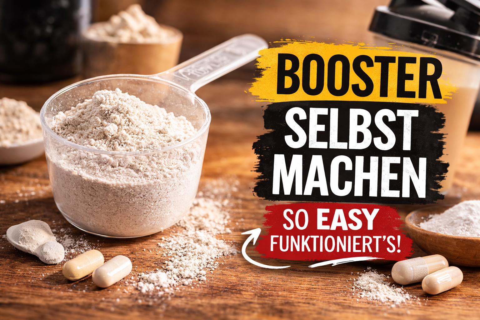 Fabriquer des boosters soi-même : c'est aussi simple que ça