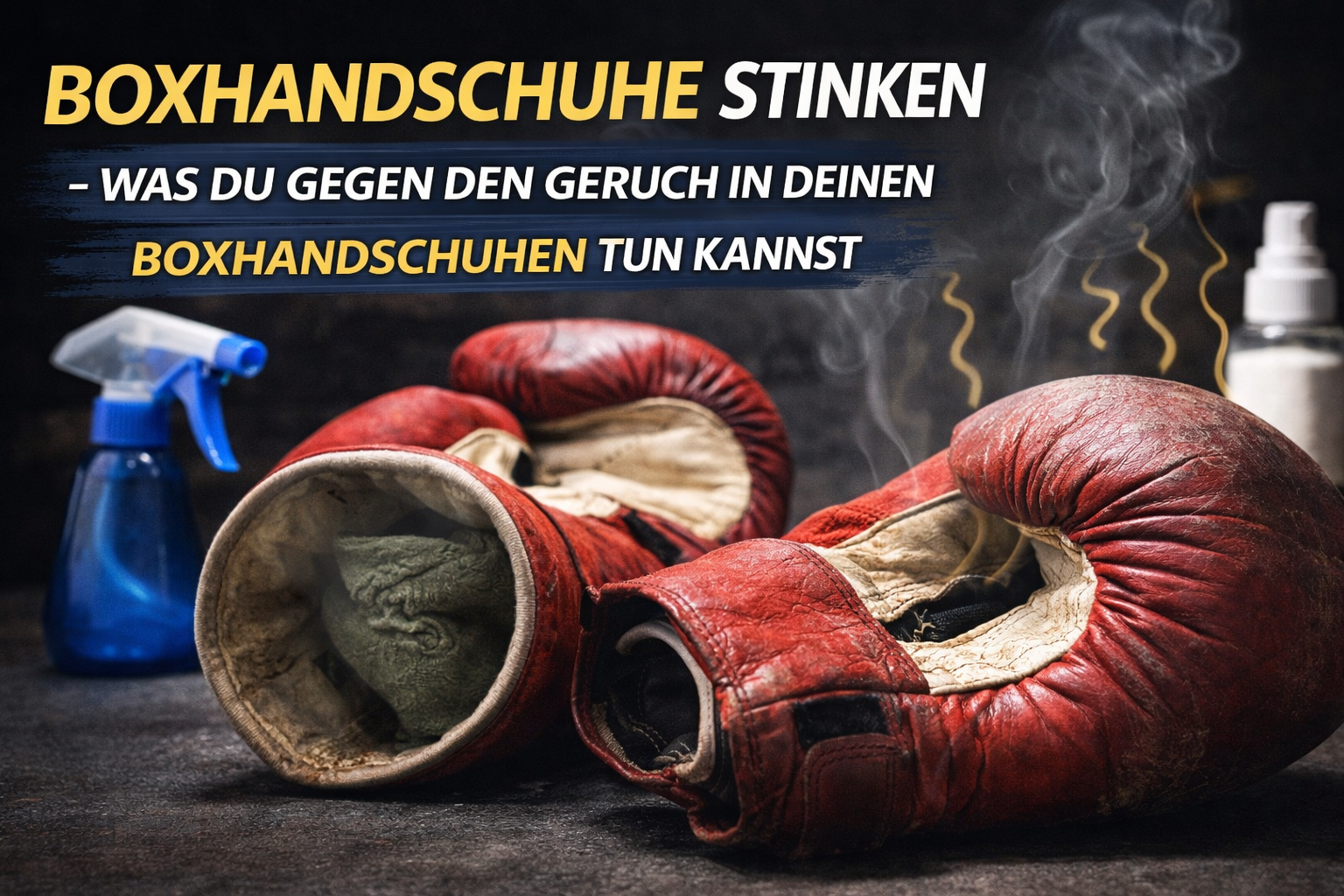 Boxhandschuhe stinken - was du gegen Geruch in deinen Boxhandschuhen tun kannst