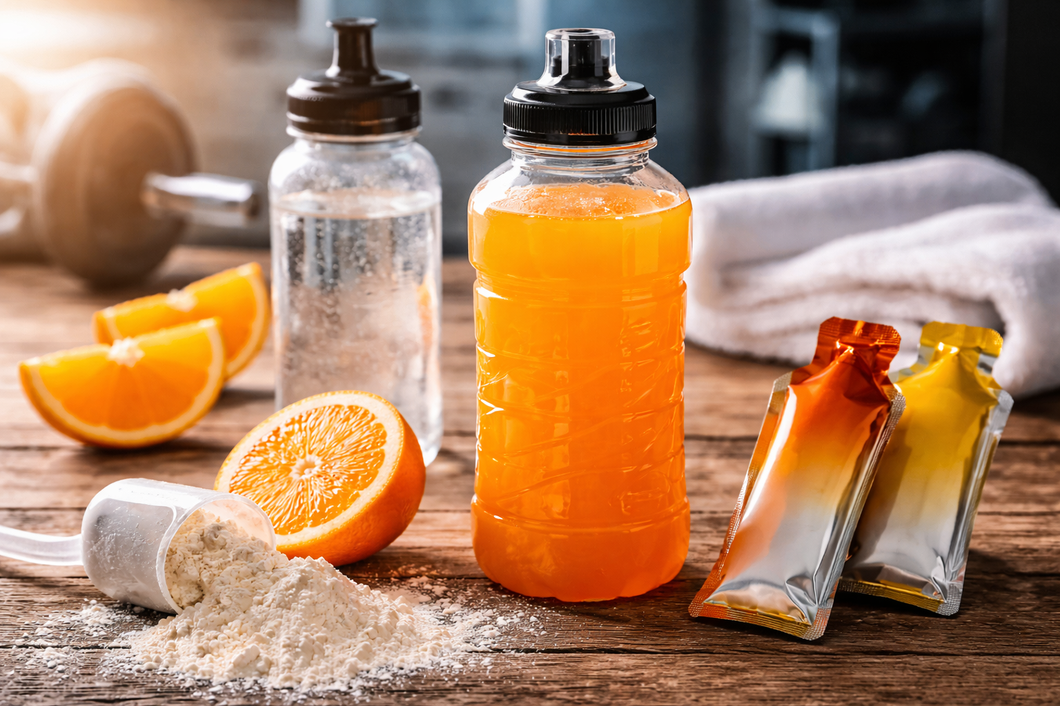 Des glucides dans les boissons - pour plus d'énergie