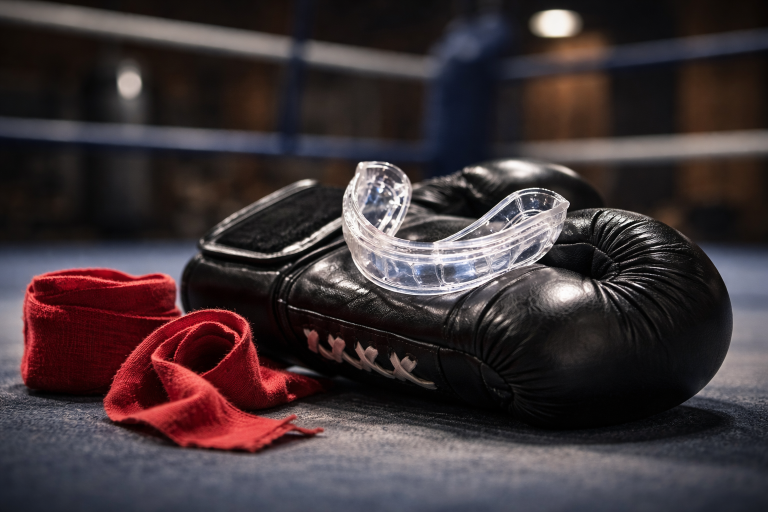 Mouthguard - Correctly fitting mouthguard for martial arts training