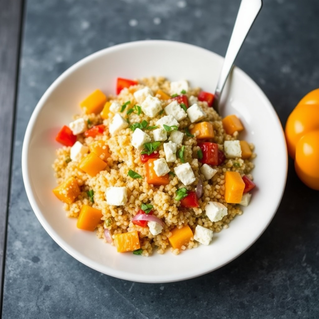 Salade de quinoa à la courge