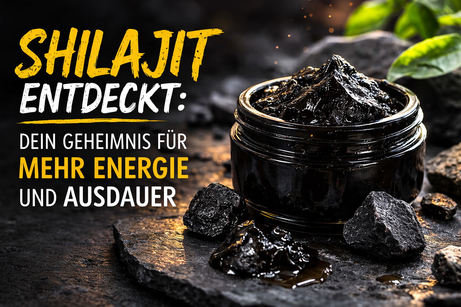 Découverte de Shilajit : ton secret pour plus d'énergie et d'endurance