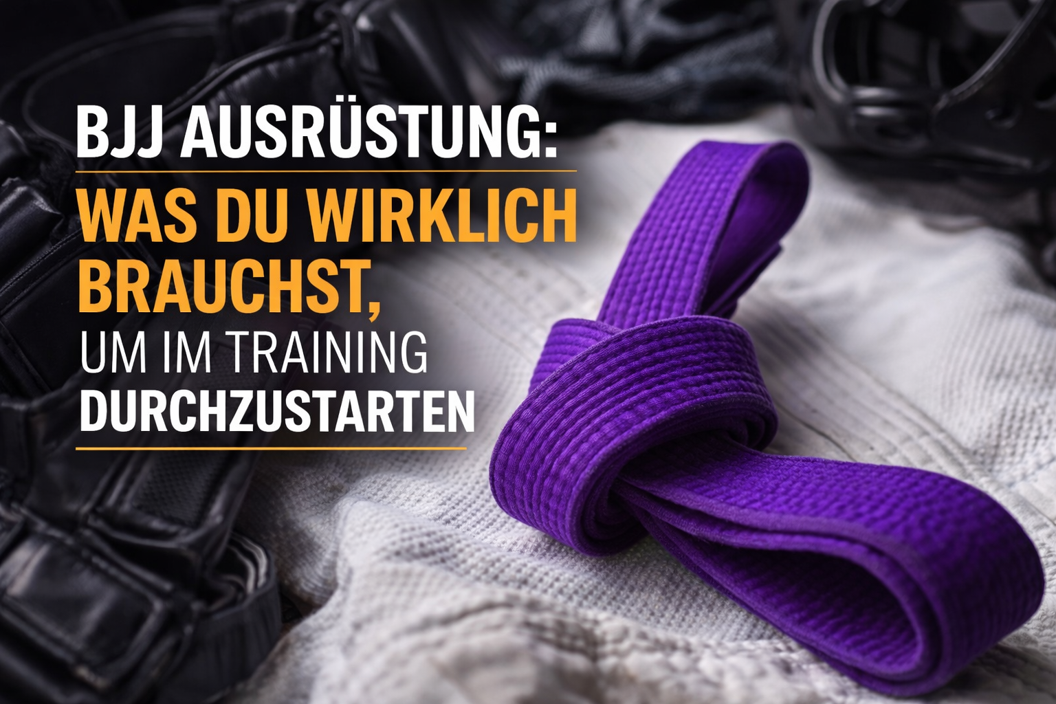 BJJ equipment: what you really need to get started in training