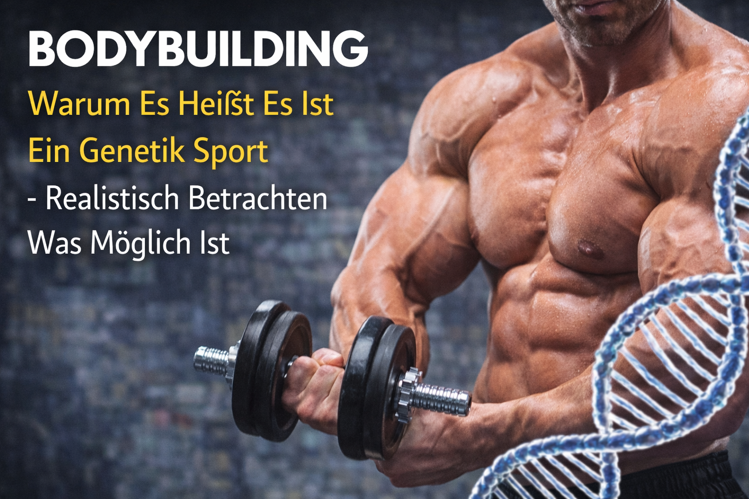 Bodybuilding Warum Es Heisst Es Ist Ein Genetik Sport - Realistisch Betrachten Was Möglich Ist