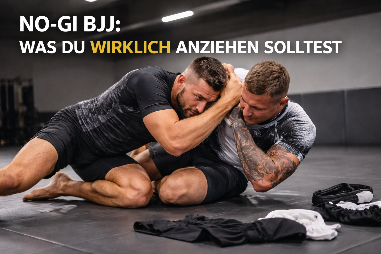 BJJ sans kimono : ce que vous devriez vraiment porter
