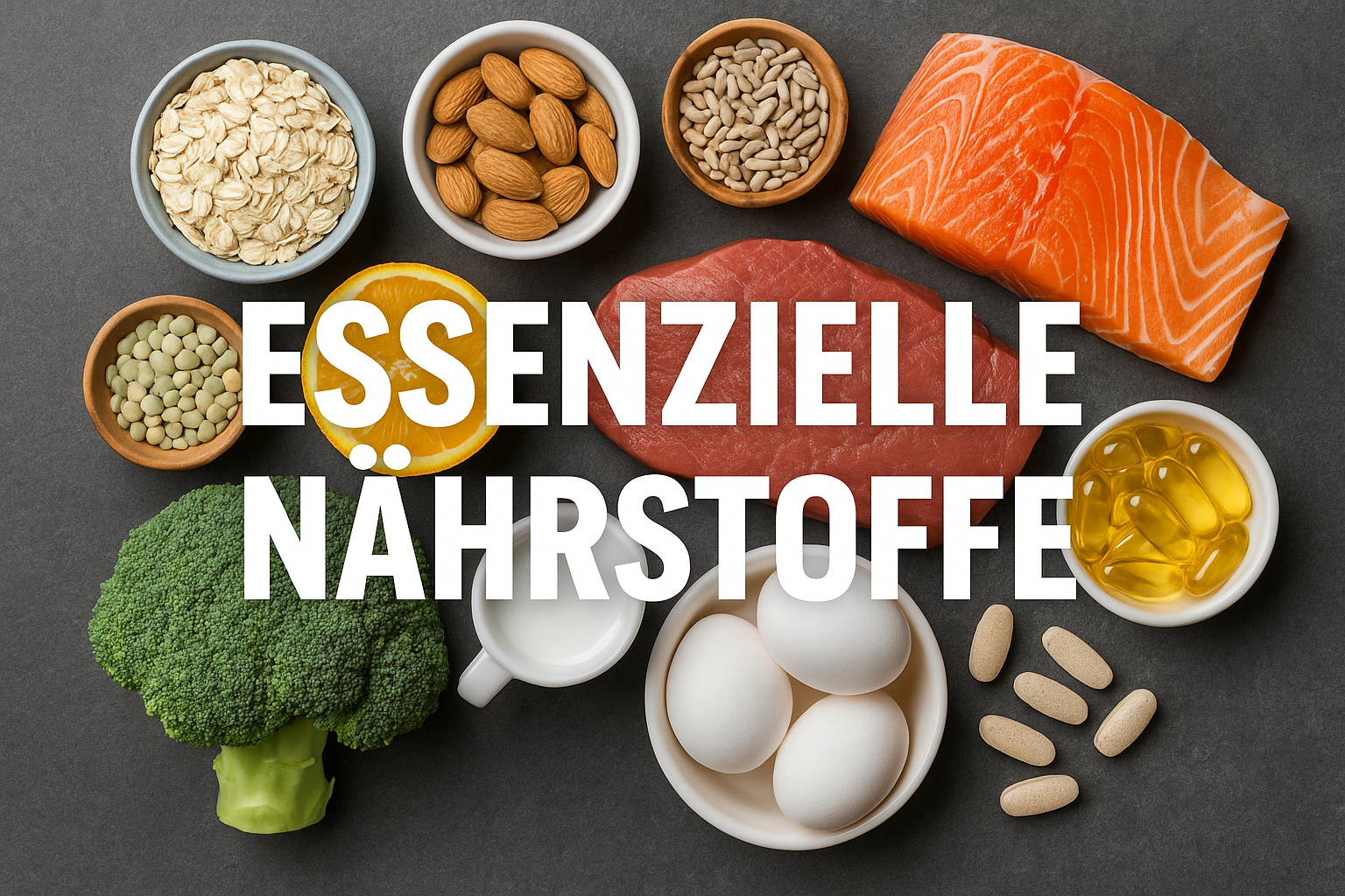 Nutriments essentiels - votre base pour la santé et la performance