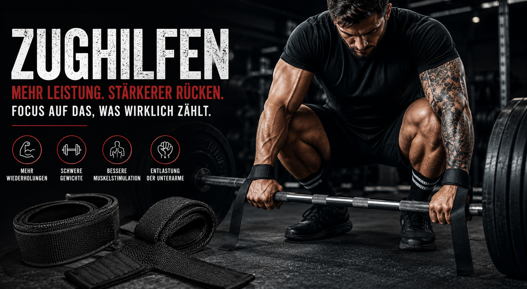 Le straps da sollevamento nel bodybuilding - utili o inutili?