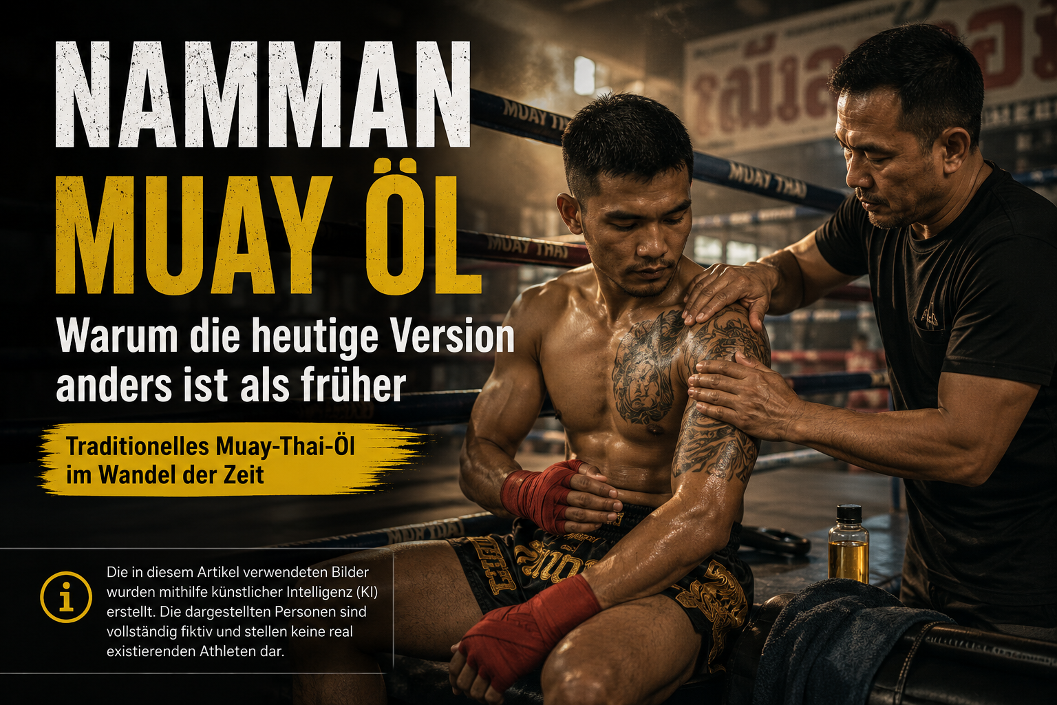 Namman Muay Oil: perché la nuova versione ha un odore diverso?