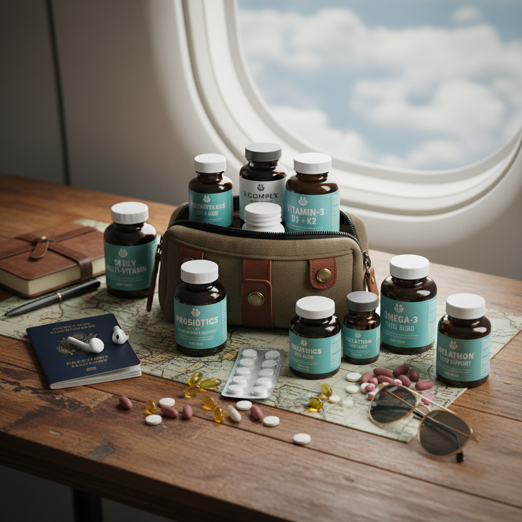 Suppléments pour les personnes qui sont souvent en déplacement et en voyage - pas seulement pour les sportifs !